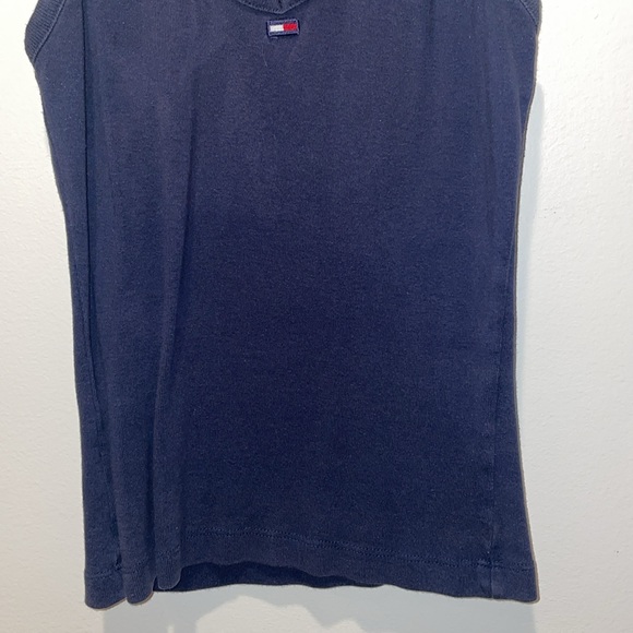 Navy Blue Tommy Hilfiger Tank Top with a Racer Back - Picture 3 of 6